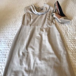Tahari Oatmeal Dress Size 8